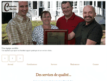 Tablet Screenshot of constructionsleclerc.com